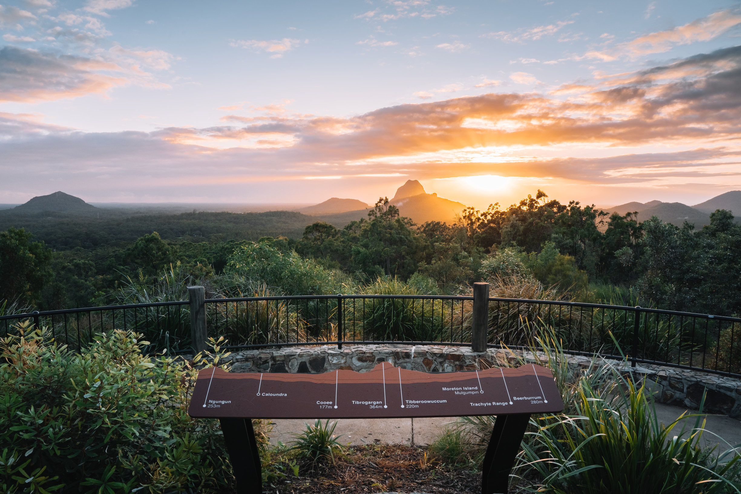 Glass House Mountains Lookout on the Sunshine Coast Queensland - day 3 itinerary